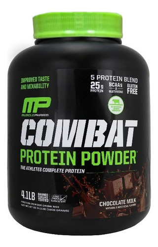 Proteína Musclepharm Combat Protein Powder 4lb/1.9kg 52 Srv