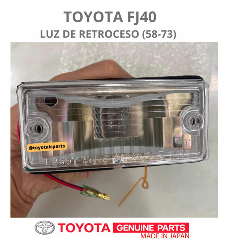 Luz De Retroceso Fj40 Toyota (58-73) Toyota Original