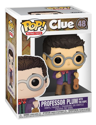 Figura Funko Pop - 48 Professor Plum With The Rope - Clue