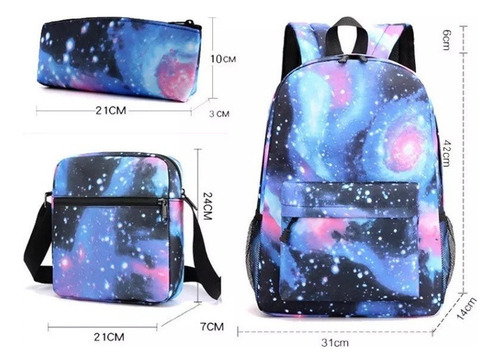 Lionel Messi 10 Mochila Set De 3 Unisex, Bolsa For Lápices 2023