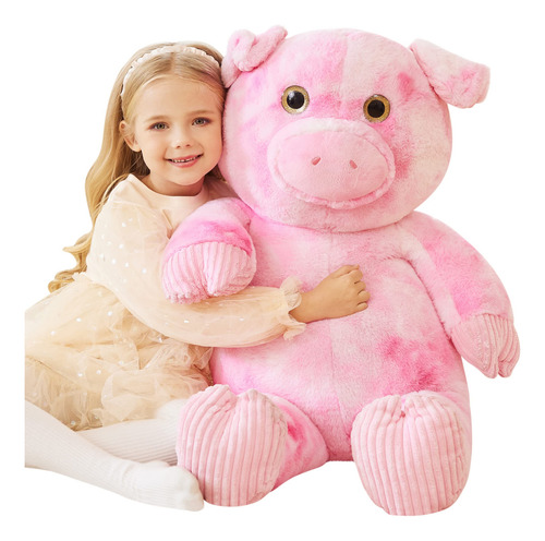 Peluche Earthsound Con Forma De Cerdo Gigante, 75 Cm De Altu