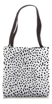 Comprar Dalmatian Animal Imprimir Negro Y Blanco Negro Tote 4wfxy