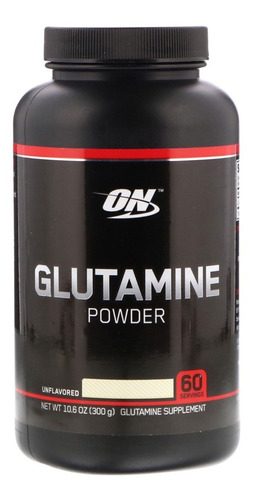 Glutamine Powder 300 Gr Optimun Nutrition Glutamina Black Line