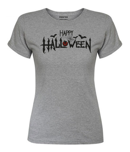 Polera Mujer Estampado Halloween