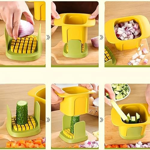 2 Packfrench Fry Cutter,chop Box,waffle Fry Cutter,potato Cr