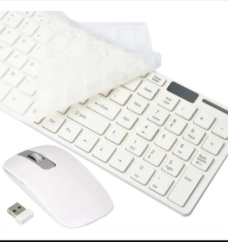 Combo Inalambrico Teclado Numerico + Membrana Y Mouse Optico