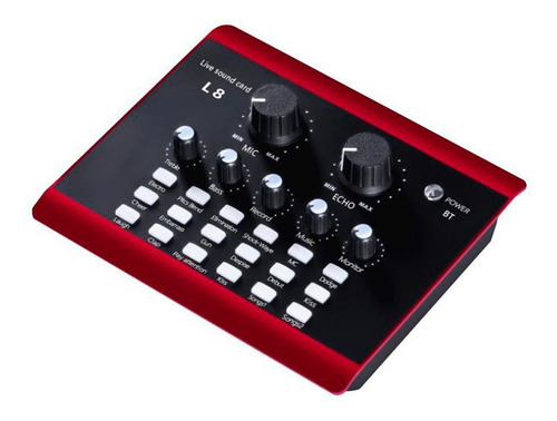 Imagen 6 de 10 de Placa Sonido Midiplus L8 Stream Bluetooth Celular Pc Grabar