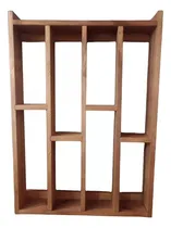 Comprar Estante Colgante\u002Fapoyo Estilo Cava Para 4 Vinos Y 4 Copas Marrón