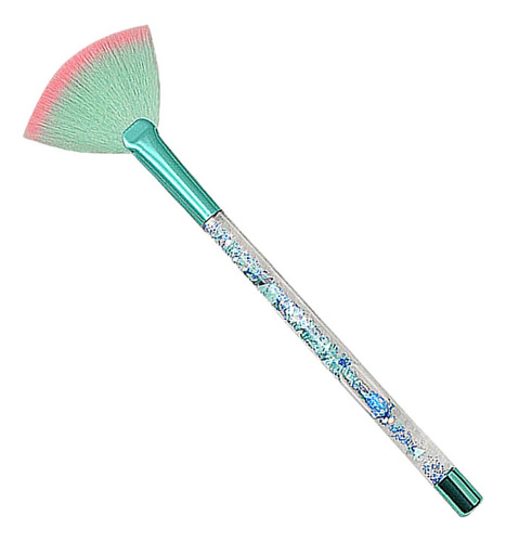Brocha De Maquillaje En Abanico Con Brocha Suave Para Sombra