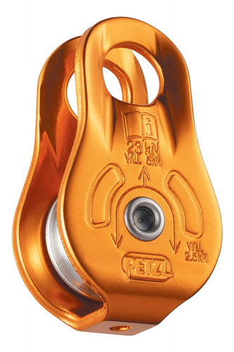 Petzl Polea Fixe - Polea Compacta Polivalente Con Placas Lat