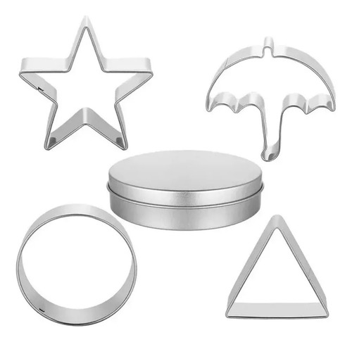 Cortador Kit Estrelas De Natal 12 Modelos Modulares - 5 Cm