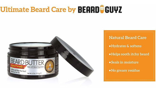 Barba Barba Guyz Mantequilla - Para Su Barba Seco (4 Onzas)