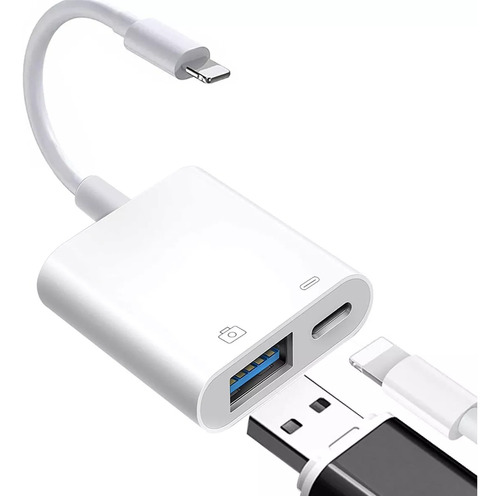 3.0 Adaptador Para iPhone iPad Blanco 2in1 Otg Usb