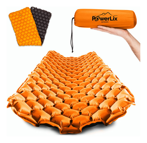 Powerlix - Colchoneta Inflable Ultraligera Y Compacta Con B.