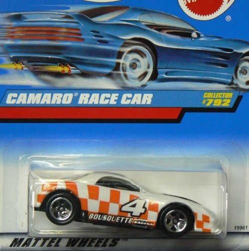 Mattel Hot Wheels 1998 Escala 1:64 Naranja Y Blanco Camaro