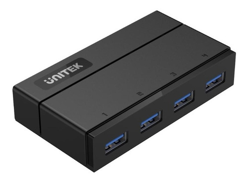 Hub Adaptador 4 Puertos Usb 3.0 Carga Rapida Bc1.2 Unitek