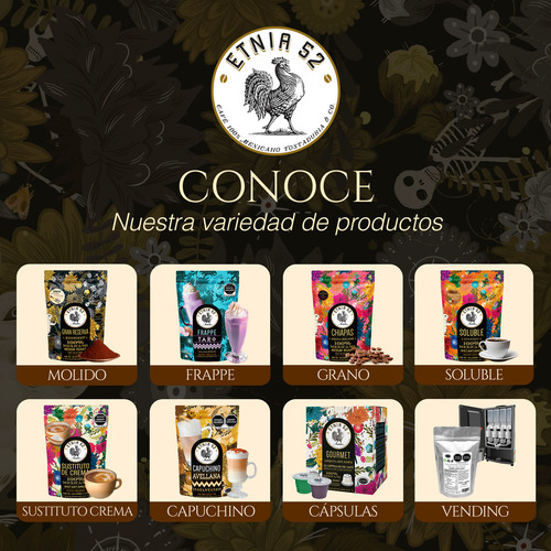 Café Orgánico Molido Etnia 52 - 250 Gramos