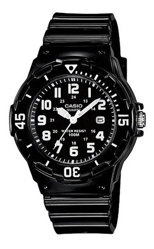 Reloj Agujas Dama Casio Lrw-200h-1bvcf Negro Resiste 100 M