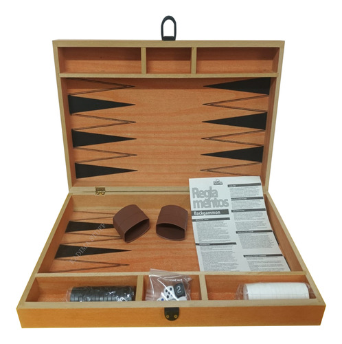 Backgammon Maletin Madera C