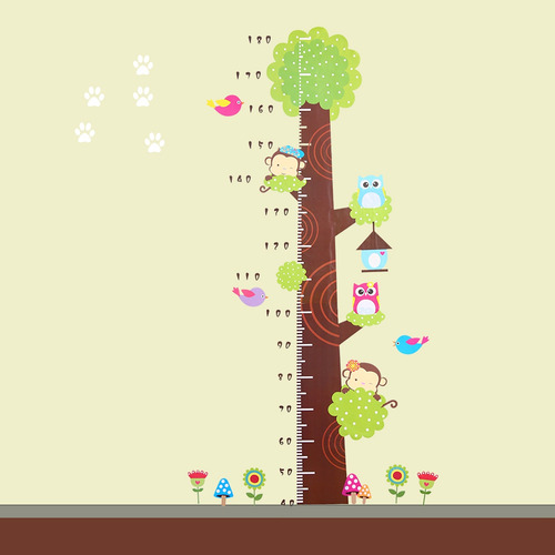 Pegatinas Adhesivas Para Pared Con Tabla De Altura Para Niño
