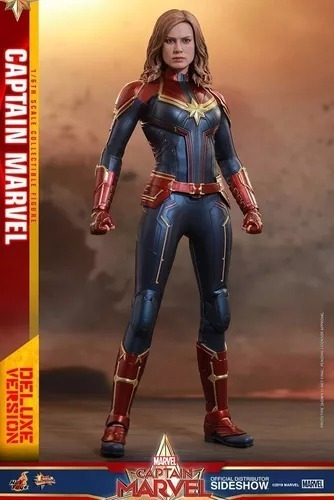 Captain Marvel Deluxe Version Sixth Scale Figure By Hot Toys