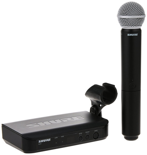 Shure Blx24r/sm58 Sistema Inalámbrico Rackeable Con Sm58 Color Negro