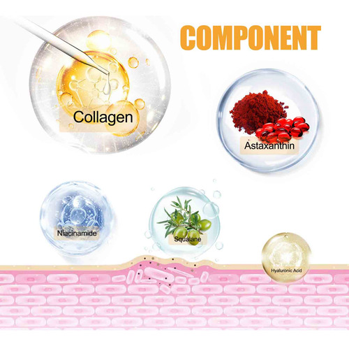 Sérum De Colágeno Y Astaxantina Para Estiramiento Facial, 30