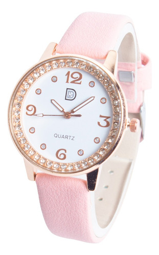 Reloj Pulsera Para Mujer Cuerina Con Brillantes Oferta !!!