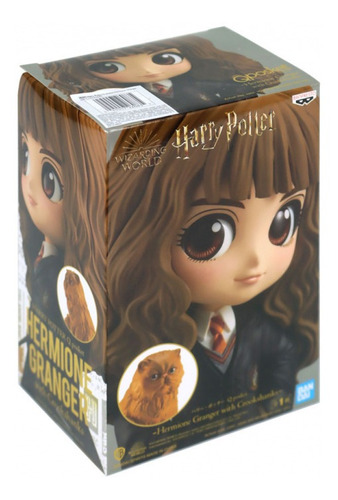 Figura Qposket Hermione Granger W/ Bichento Banpresto Bandai