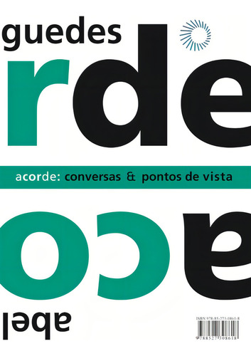 Acorde: conversas e pontos de vista, de Guedes, Abel. Editorial Editora Perspectiva Ltda., capa mole em português, 2010