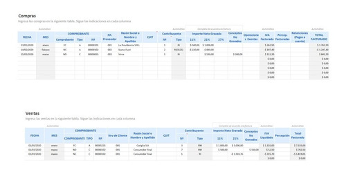 Excel Liquidación De Iva (argentina)