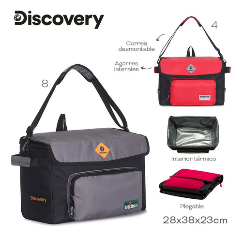 Bolso Plegable Conservadora Correa Campamento Termico Vianda