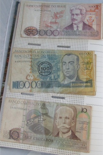 Cédulas Antigas Brasileiras E Estrangeiras Para Coleção (Usado)