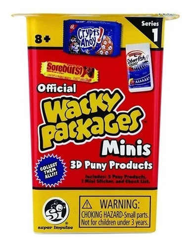 Wacky Paquetes Minis 5 Pc Ciegos Box Serie 1, Multi