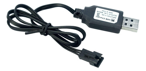 Para 2pcs 7.4v 2s Lipo Li-ion Cargador De Batería Usb Cable