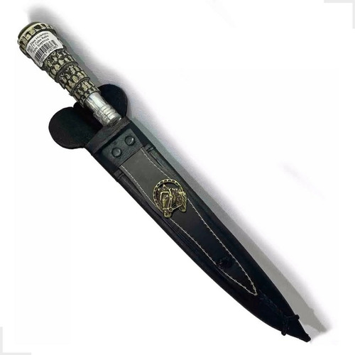 Cuchillo de acero inoxidable Cabo Rabo Tatu Camping Jungle Fishing Hickmann Game Color Grey