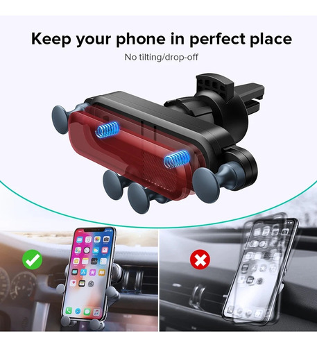 Soporte De Teléfono De Gravedad Para Coche Estilo Universal