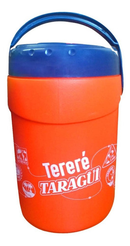 Termolar Taragüi 2,5 L (termo Para Tereré) Naranja Y Azul 