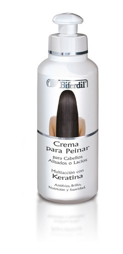 Crema Para Peinar Biferdil Para Cabellos Alisados X 155 Ml