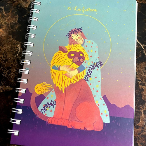 Imagen 2 de 4 de Cuaderno La Fuerza - Tarot - Original