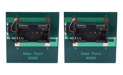 Cargador De Células Solares De 2 Pilas Aa Recargables De 1 W