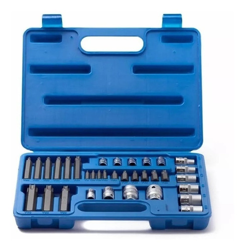 Juego De Bocallaves Bremen® 3159 Puntas Torx Tamper 34 Pz