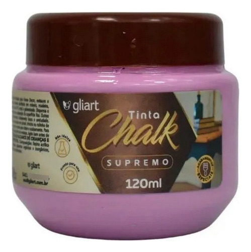 Tinta Chalk Paint Supremo Gliart 120ml - Ametista