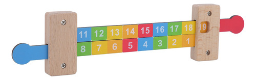 Regla De Descomposición Infantil: Números Digitales Colorido