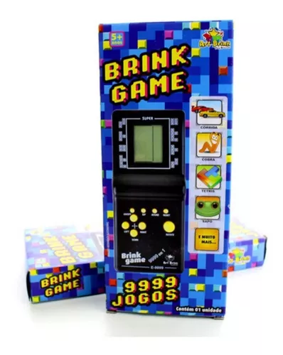 Console Mini Game Antigo Retro Tetris 9999 Jogos Corrida - Art