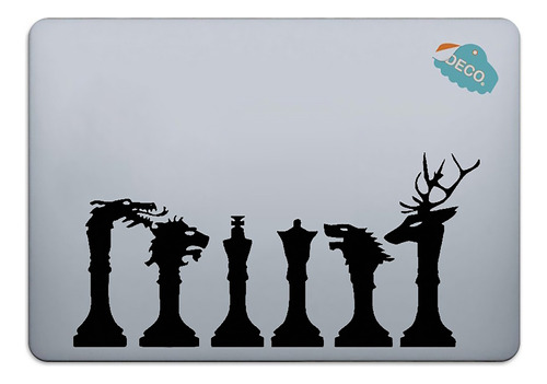 Calcomanía Sticker Para Laptop Game Of Thrones Ajedrez