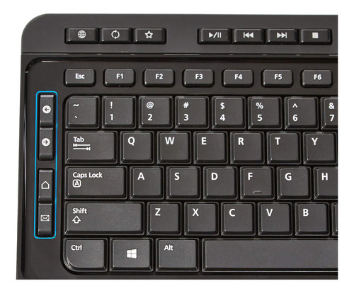 Combo De Teclado Y Ratón Inalámbricos Amazon Basics De Tamañ