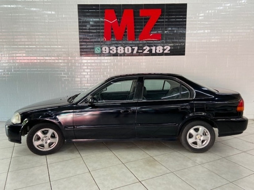 Imagem 8 de 11 de Civic Lx 1998 Preto 1.6 Completo