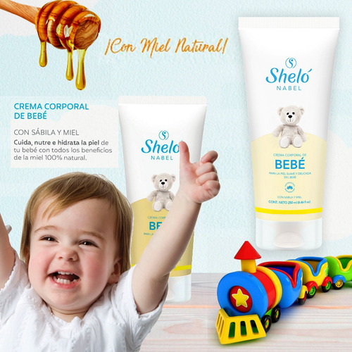 Imagen 4 de 4 de Crema Corporal Para Bebé Natural