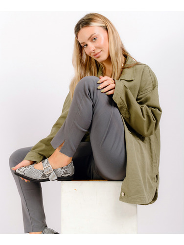 Zapatos Mocasines Mujer Cuero 100% Hebilla Punta Fina Safi